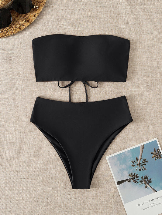 Bikini negro srapless