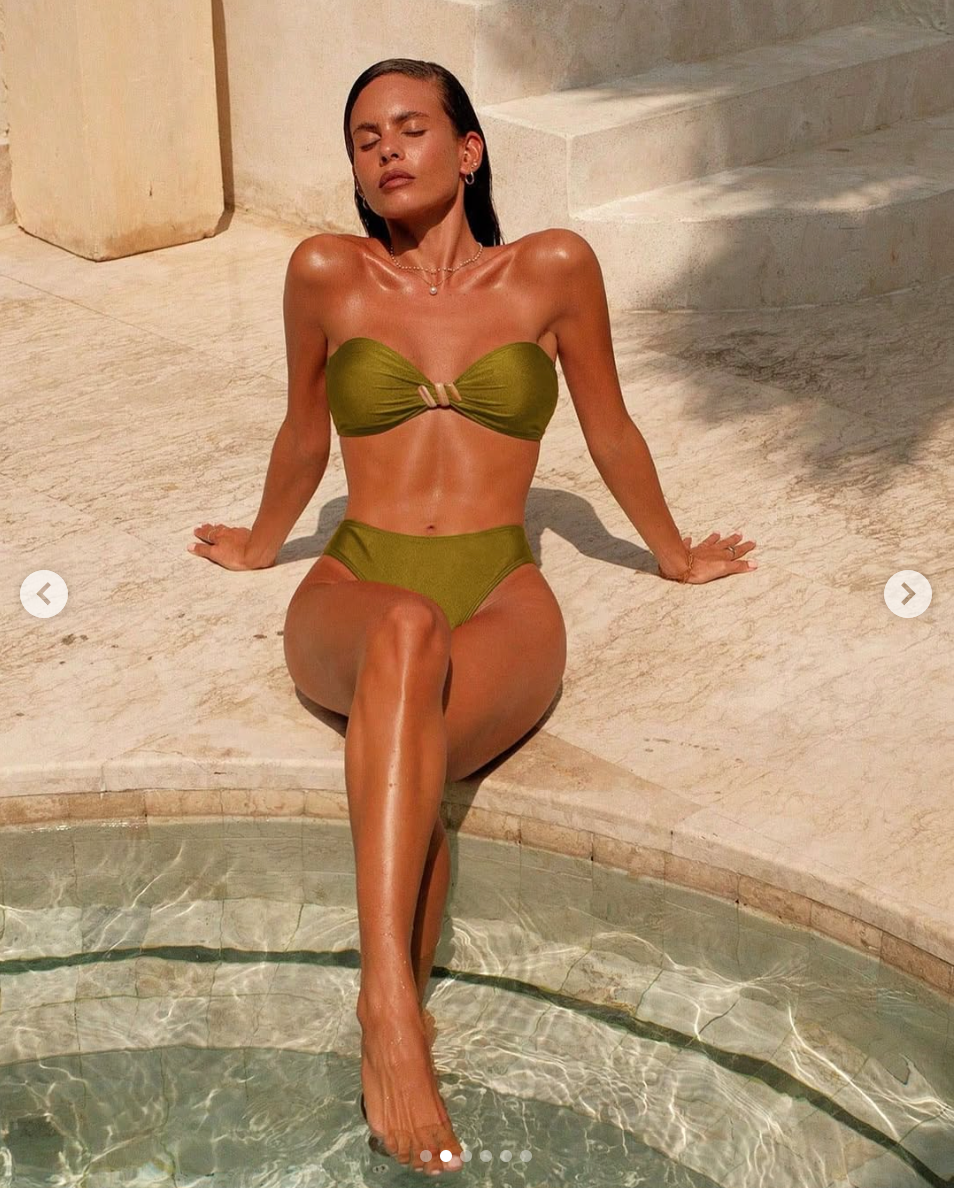 Bikini verde brillante