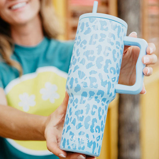 Tumbler celeste animal print