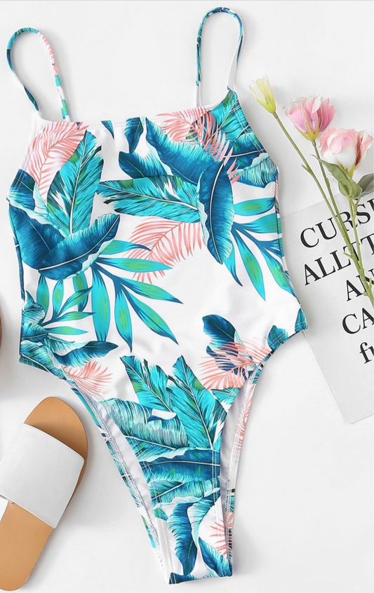 Calzoneta tropical con pierna alta