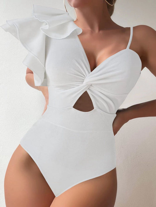 Calzoneta blanca con vuelo