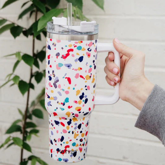 Tumbler blanco de colores